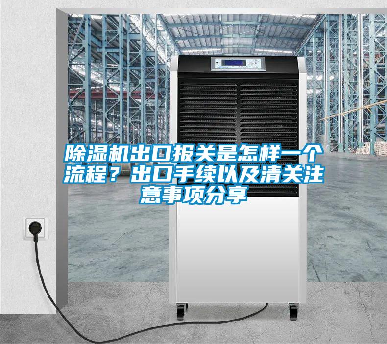 除濕機(jī)出口報(bào)關(guān)是怎樣一個(gè)流程？出口手續(xù)以及清關(guān)注意事項(xiàng)分享