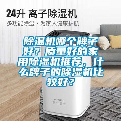 除濕機(jī)哪個(gè)牌子好？質(zhì)量好的家用除濕機(jī)推薦，什么牌子的除濕機(jī)比較好？